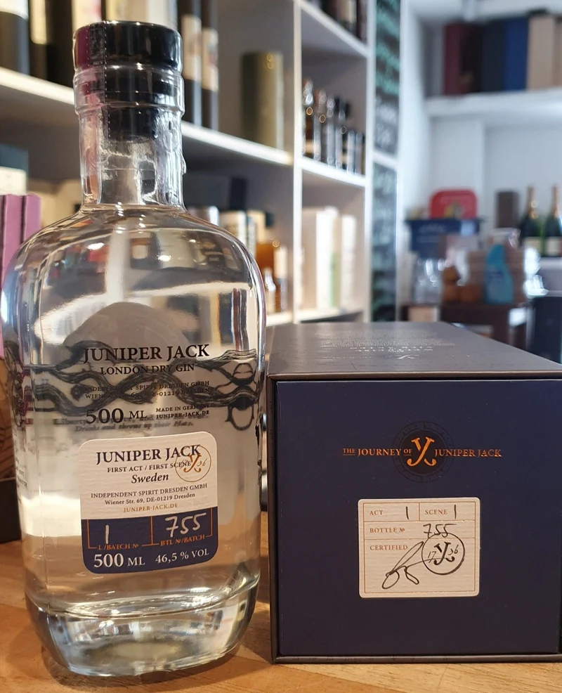 Juniper Jack Swedish Forest Northern Act 1 Distillers cut 0,5l 46,5% vol.