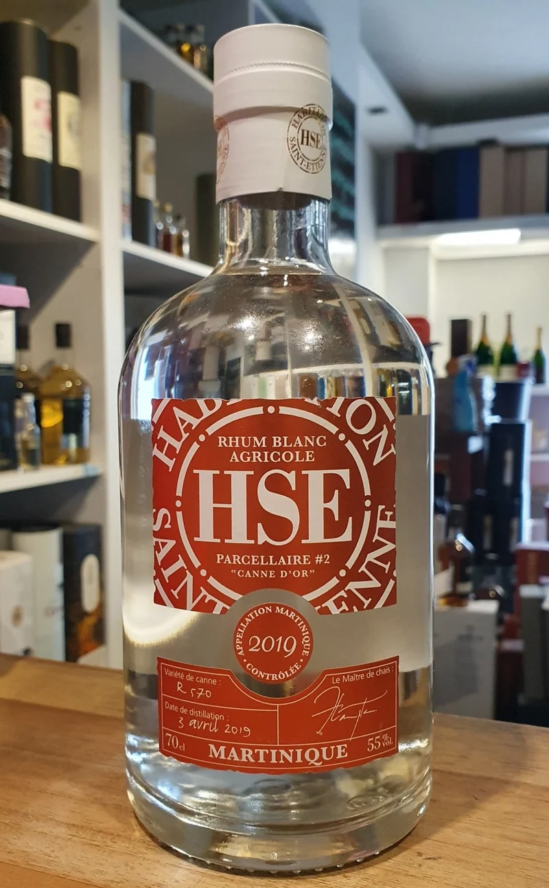 X HSE 2019 Canne D'or Parcellaire #2 weiss Agricole Rum 55% vol. 0,7l Rhum blanc