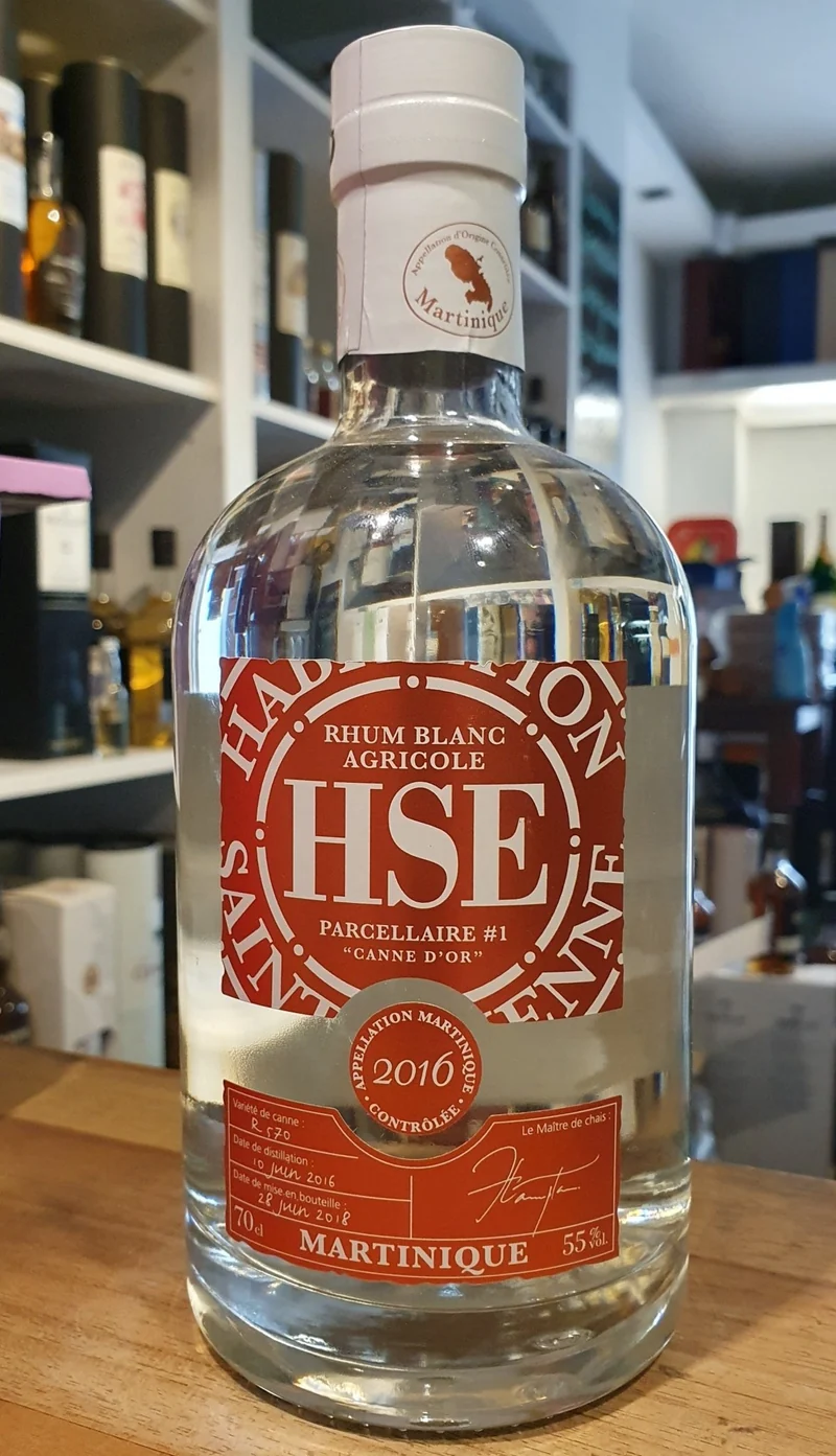 X HSE 2016 Canne D'or Parcellaire #1 weiss Agricole Rum 55% vol. 0,7l Rhum blanc