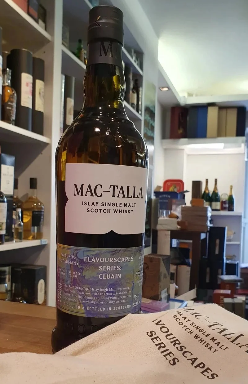 Mac-Talla Cluain Flavourscape Artist Series cask strength Whisky Islay single malt 0,7l 52,3 % vol. mit GP Morrison