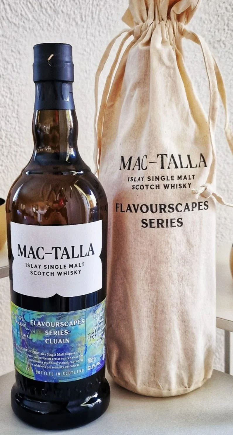 Mac-Talla Cluain Flavourscape Artist Series cask strength Whisky Islay single malt 0,7l 52,3 % vol. mit GP Morrison