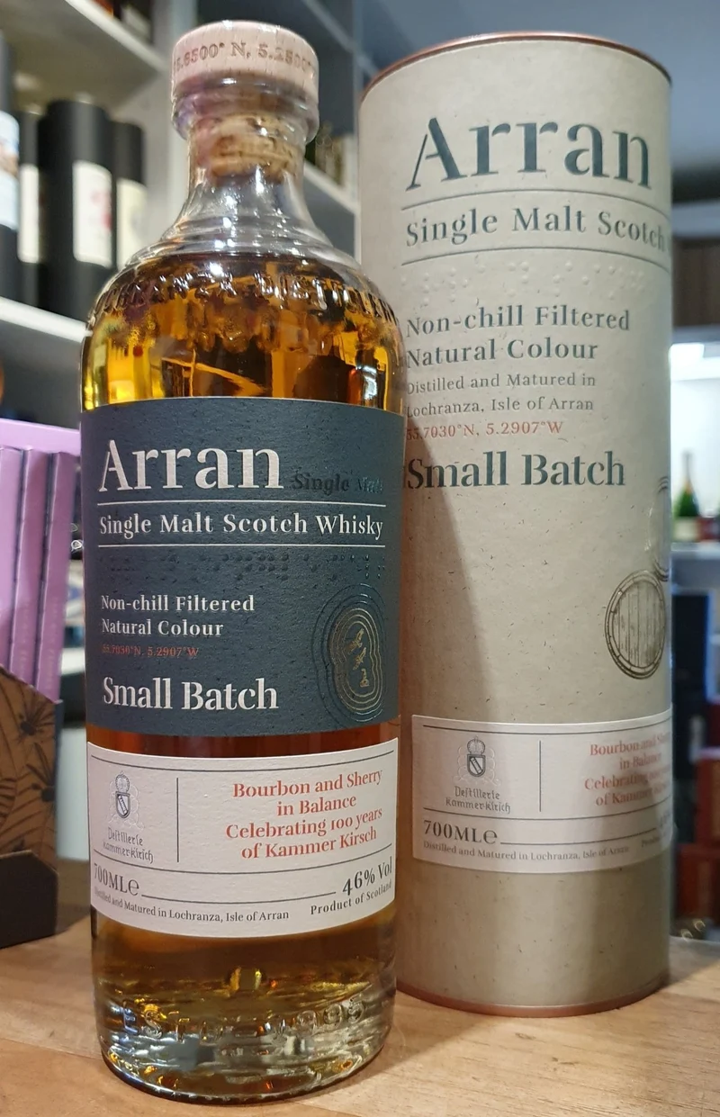 X Arran small batch 100th Germany exclusive Kammer Kirsch 0,7l 46% vol. single malt Whisky