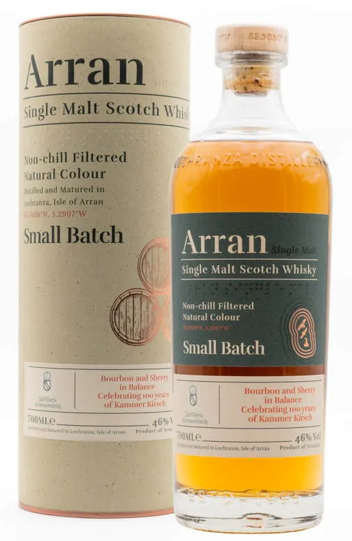 X Arran small batch 100th Germany exclusive Kammer Kirsch 0,7l 46% vol. single malt Whisky