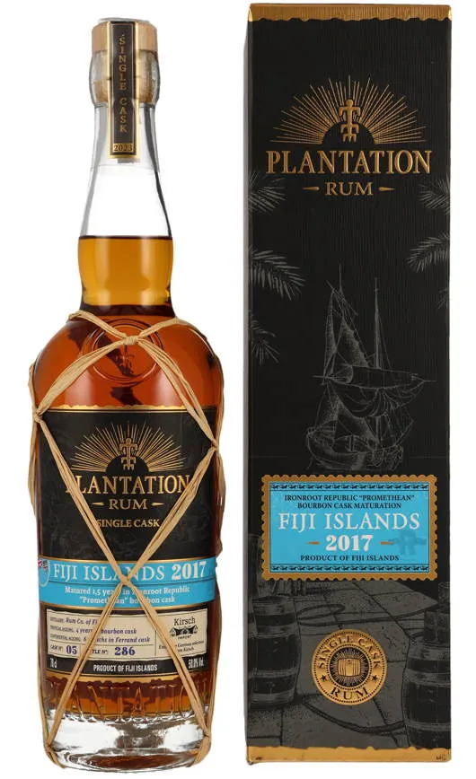 Plantation Fiji 2017 2023 Ironroot Finish XO 0,7l 50 % vol. single cask Rum #5 kw Planteray