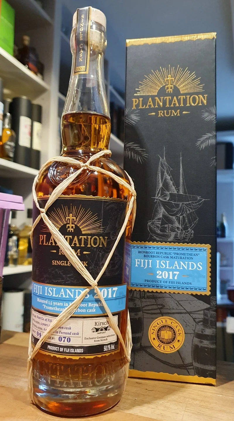 Plantation Fiji 2017 2023 Ironroot Finish XO 0,7l 50,1 % vol. single cask Rum #4 kw Planteray