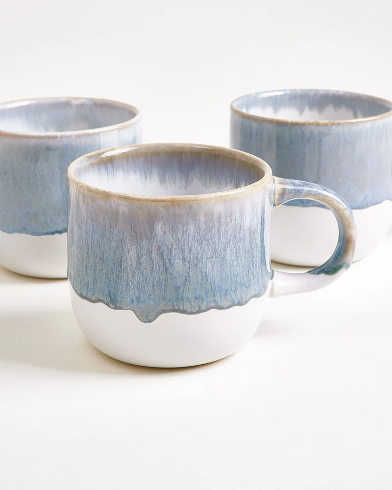 Coimbra Tasse groß graublau 6er-Set