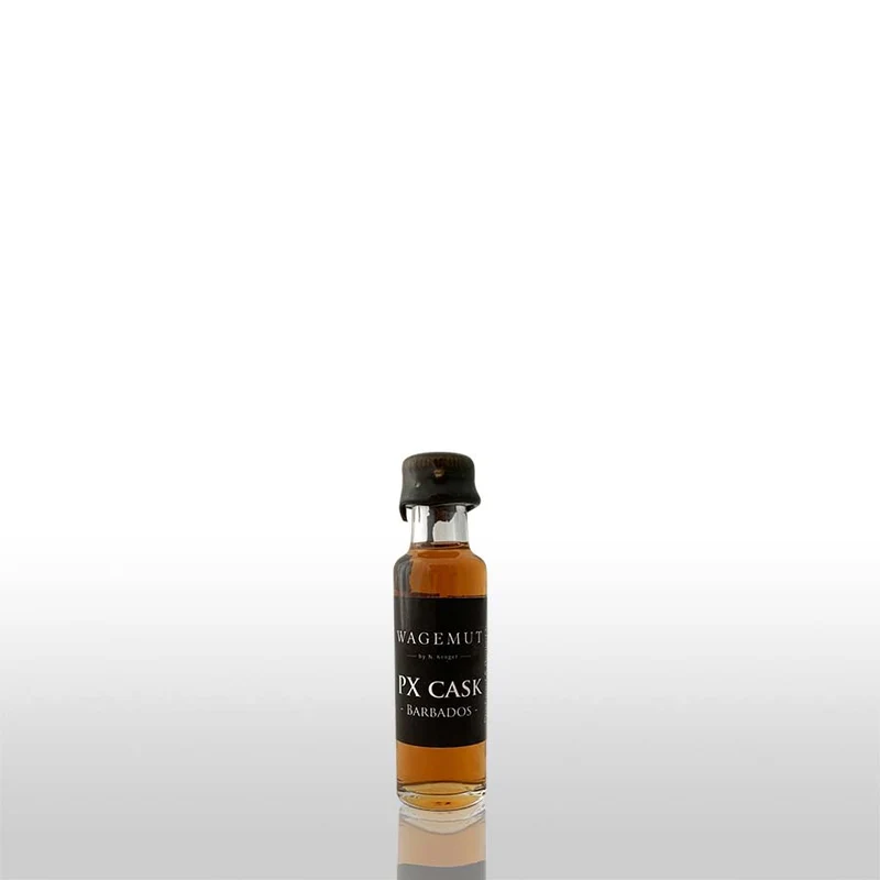 Wagemut Rum by N. Kröger PX Cask Barbados 40,3% 20ml - Miniatur