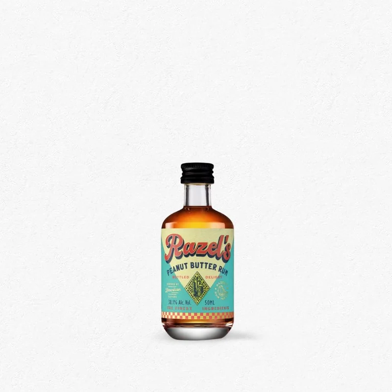 Razel's Peanut Butter Rum Liqueur 38,1% 50ml - Miniatur