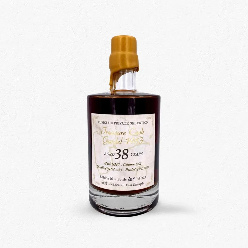 Rumclub Private Selection Ed. 16 Treasure Cask Gardel 1983–2021 46,6% 0,5L