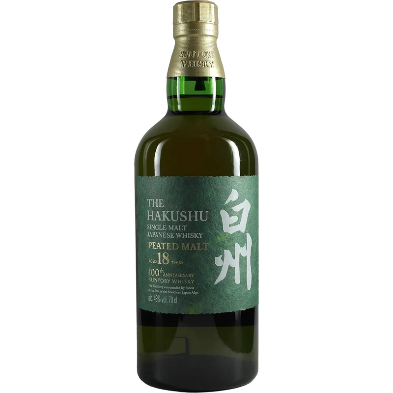 Suntory Hakushu 18 Years Heavely Peated 100th Anniversary Edition