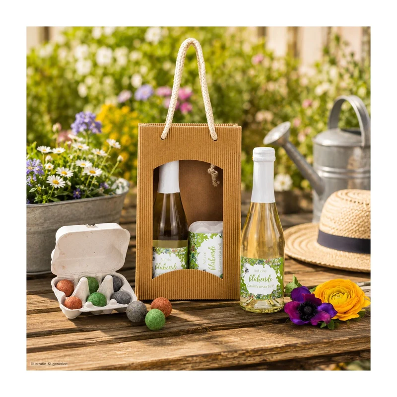 Blühende Zusammenarbeit – Geschenkset