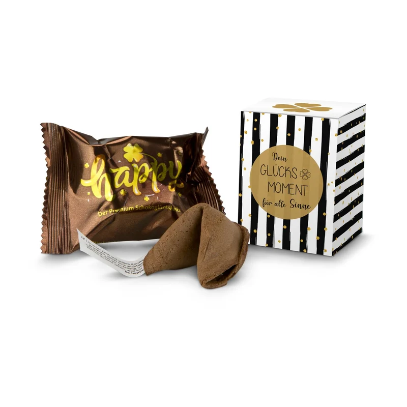 Glücksmoment - Glückskeks Schokolade – Geschenkset