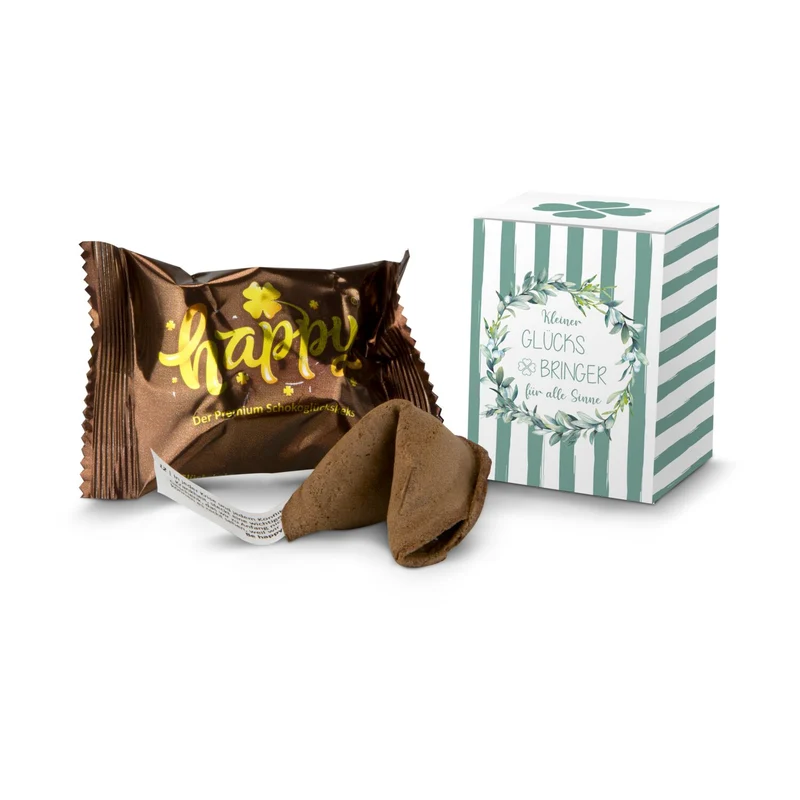 Kleines Glück - Glückskeks Schokolade – Geschenkset