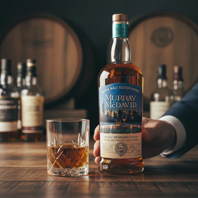 BENRINNES - 2016/2026 9 Jahre Koval Bourbon Cask Finish Cask Partnership - 55,2% Vol.