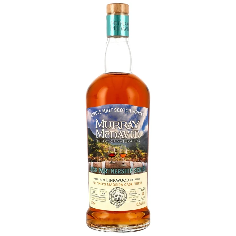 LINKWOOD - 2017/2026 8 Jahre Justino's Madeira Cask Finish Cask Partnership - 55,2% Vol.