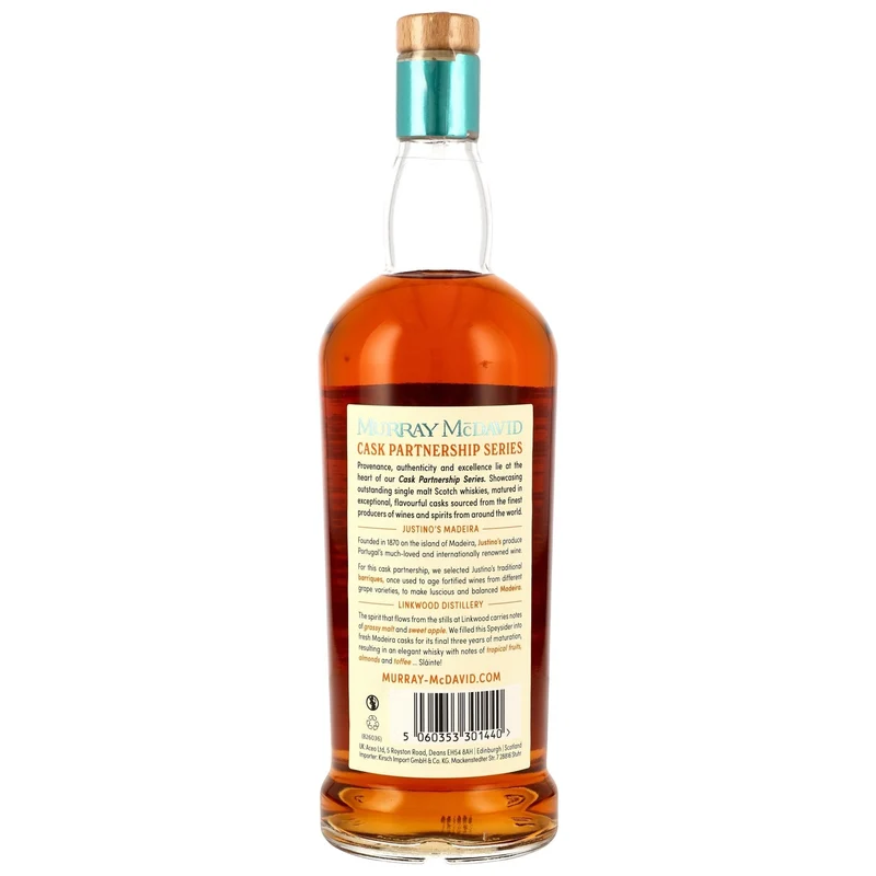 LINKWOOD - 2017/2026 8 Jahre Justino's Madeira Cask Finish Cask Partnership - 55,2% Vol.