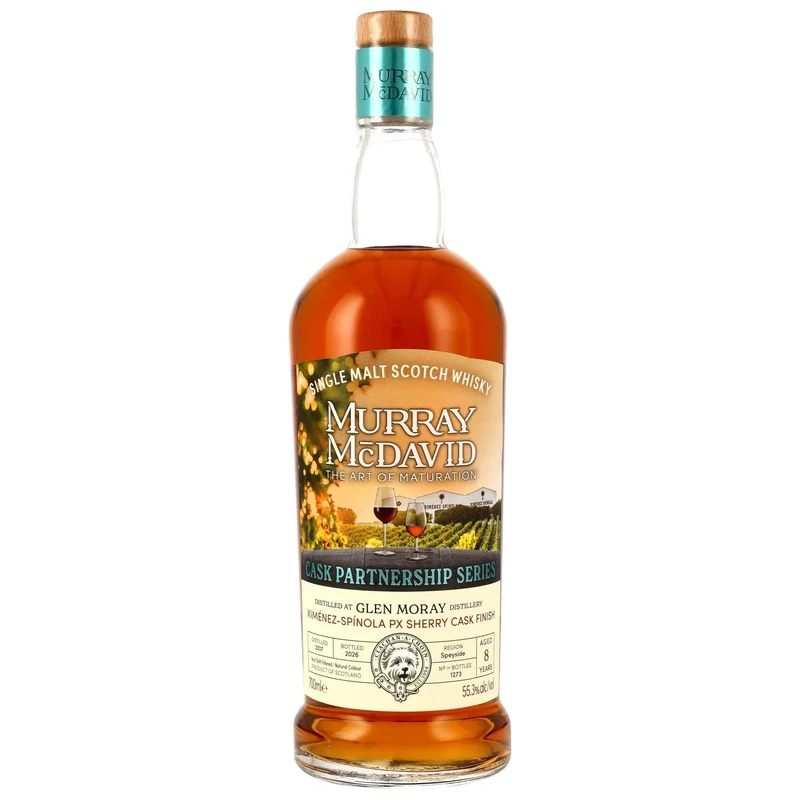 GLEN MORAY - 2017/2026 - 8 Jahre PX Sherry Cask Finish Cask Partnership - 55,3% Vol.