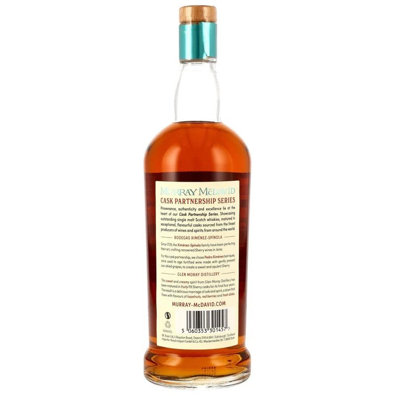 GLEN MORAY - 2017/2026 - 8 Jahre PX Sherry Cask Finish Cask Partnership - 55,3% Vol.