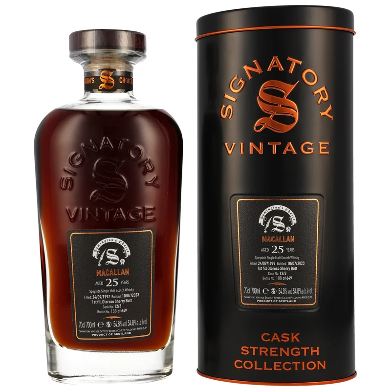 Macallan 1997/2023 25 Jahre #12/3 Signatory Symington's Choice 54,8% vol. 700ml