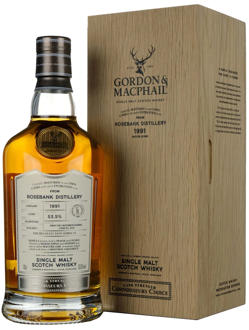 Rosebank 1991/2023 31 Jahre #2122 G&M Connoisseurs Choice 53,5% vol. 700ml