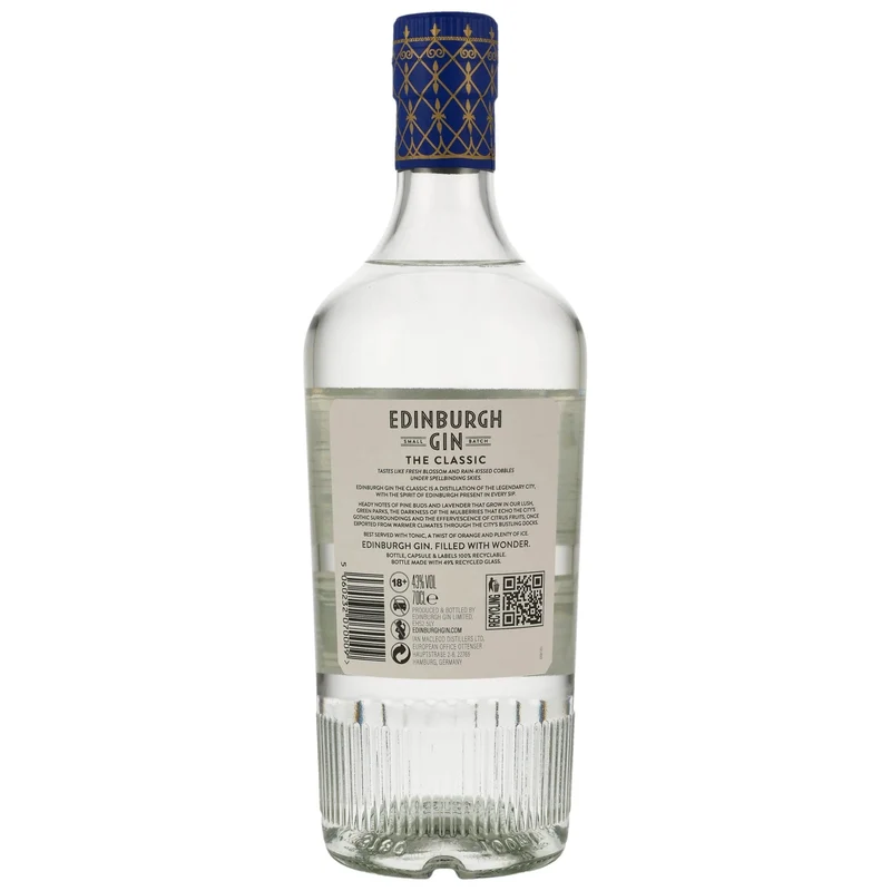 Edinburgh Classic Gin 43% vol. 700ml