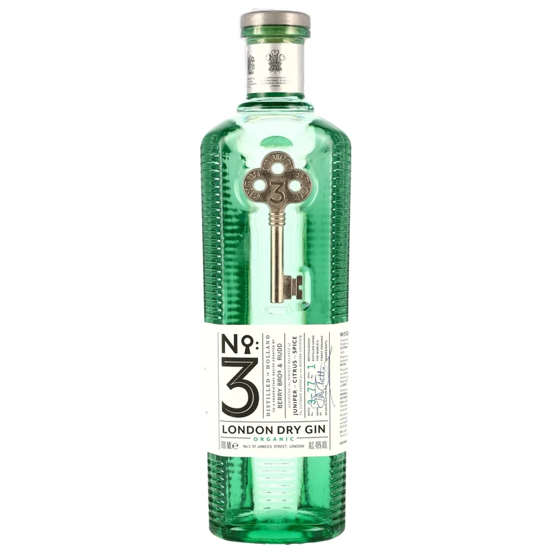No.3 London Dry Gin Organic 46% vol. 700ml