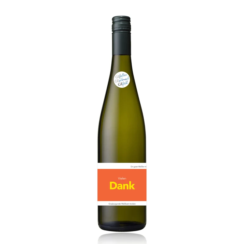 Vielen Dank - Grauburgunder - Weißwein 0,75l