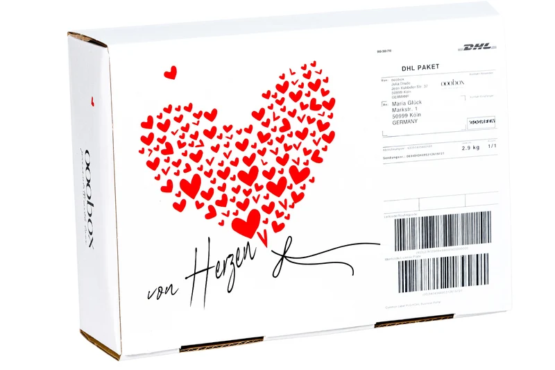 Geschenkbox Welcome Baby Girl – zur Geburt mit Kuschelhund, Badeöl & süßen Grüßen