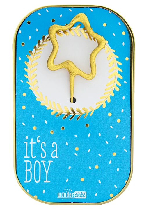 Geschenkbox Welcome Baby Boy – zur Geburt mit Kuscheltier, Badeöl & süßen Grüßen