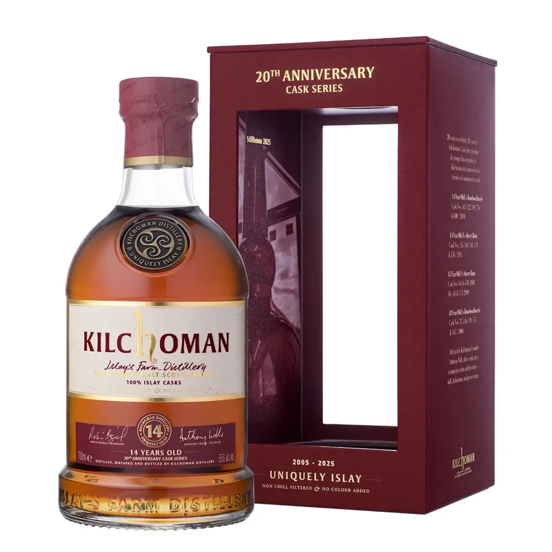 Kilchoman 20th Anniversary Cask Series 100 % Islay Casks 14 Jahre