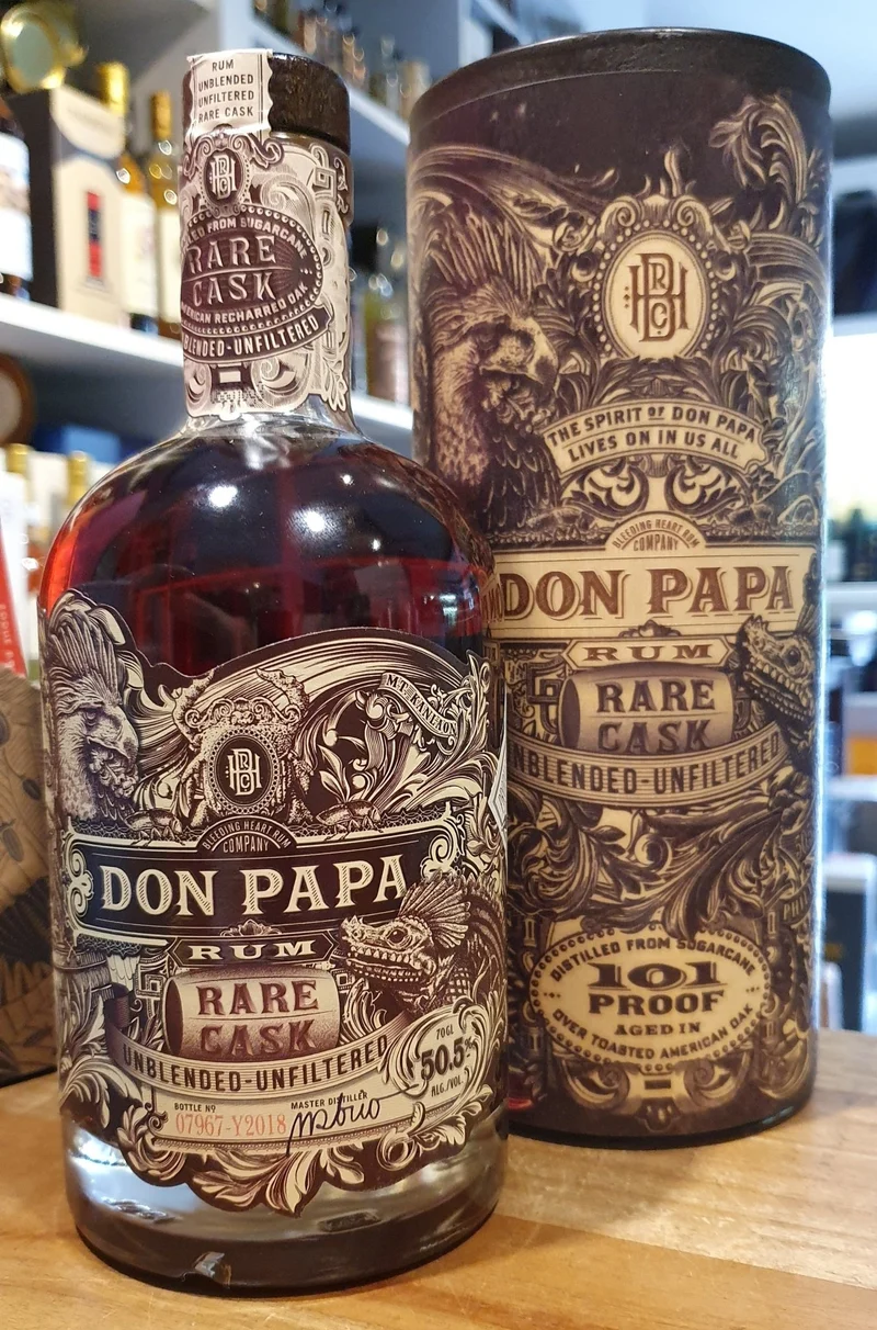 X Don Papa Rum rare cask limitierte Edition 0,7l mit starken 50.5% vol.