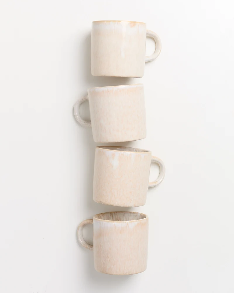 Cordoama Tasse groß modern sand 4er-Set