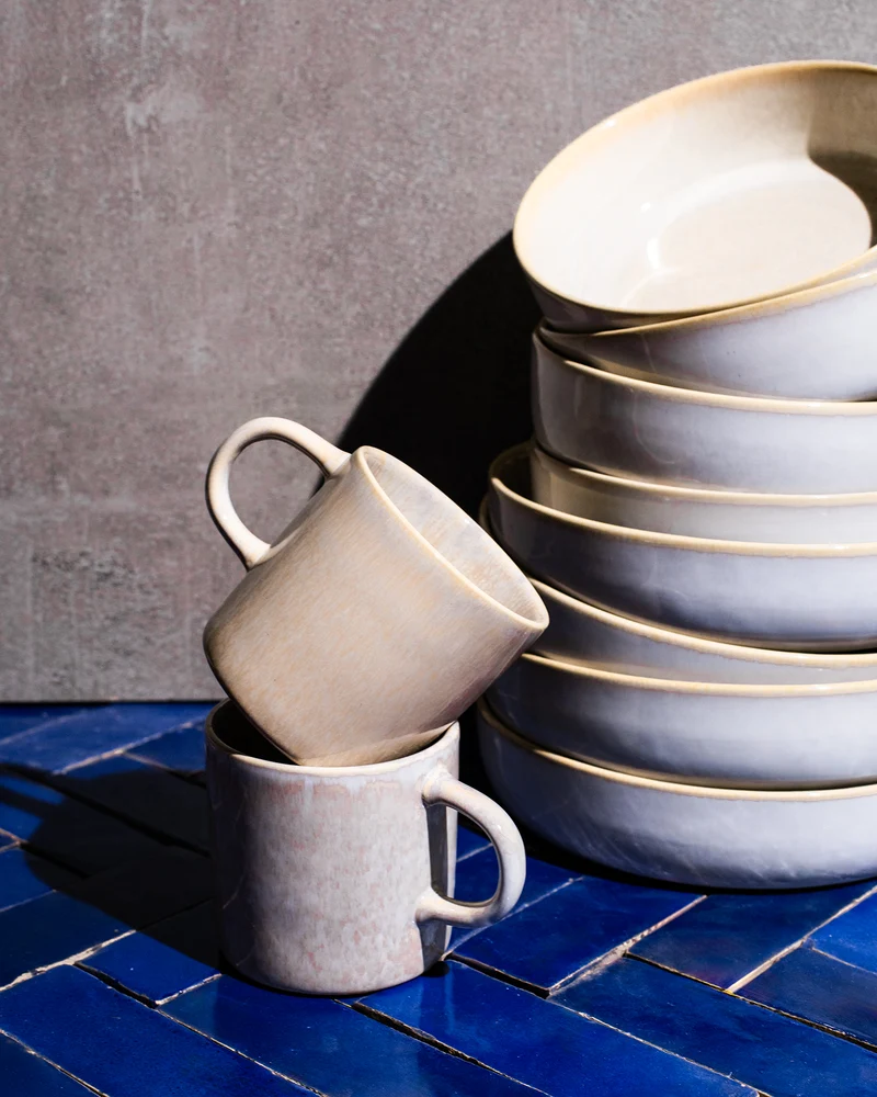 Cordoama Tasse groß modern sand 4er-Set