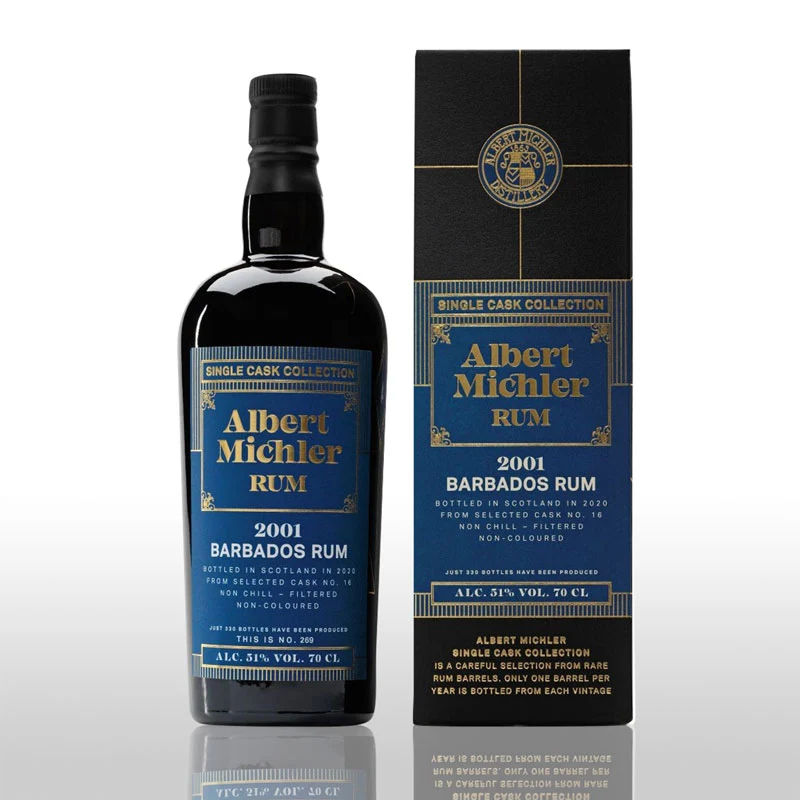 Albert Michler Single Cask Collection Barbados 2001/2020 Rum 51% 0,7L