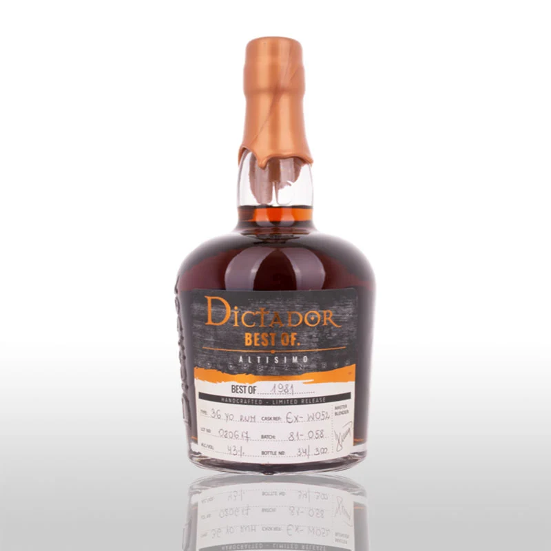 Dictador Best of 1981 Altisimo Colombian Rum 36YO 46% 0,7L