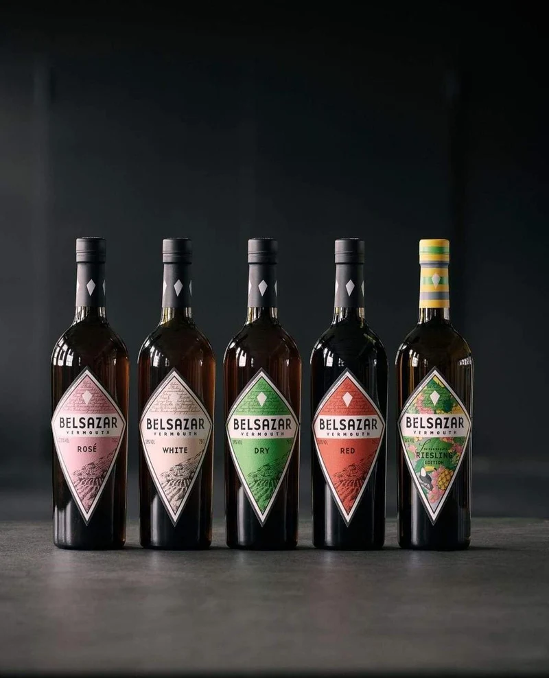 Belsazar Dry Vermouth inklusive Glas