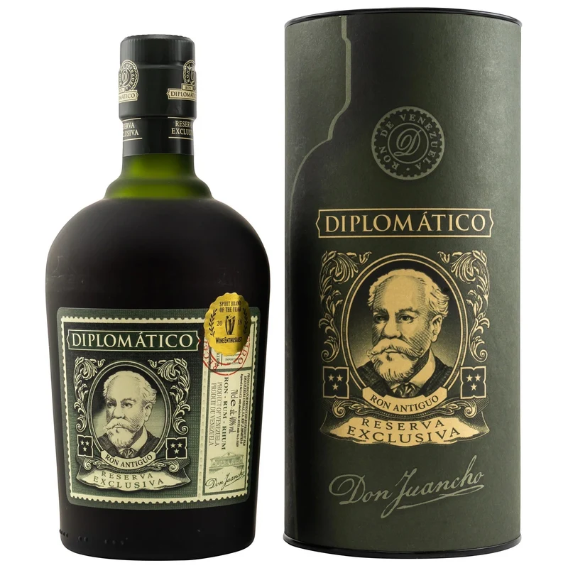 DIPLOMATICO - Reserva Exclusiva Rum mit Tube - 40% Vol.