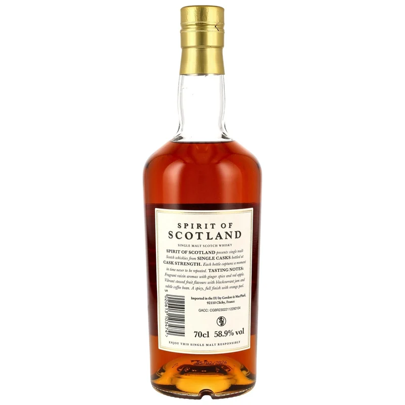 G&M Spirit of Scotland - Glen Grant 2013/2026 12 Jahre 1st Fill Sherry Hogshead #10026 - 58,9% Vol.