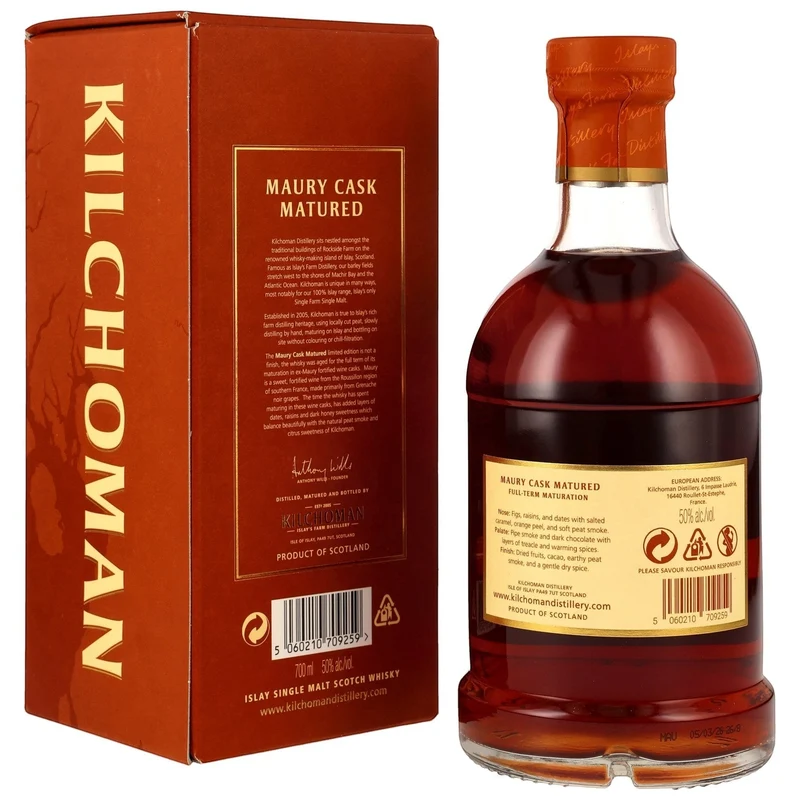 KILCHOMAN - Single Malt Maury Cask - 50% Vol.