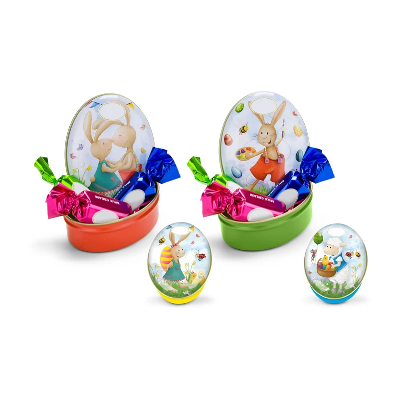 Schokoladendose Osterhase – Geschenkset