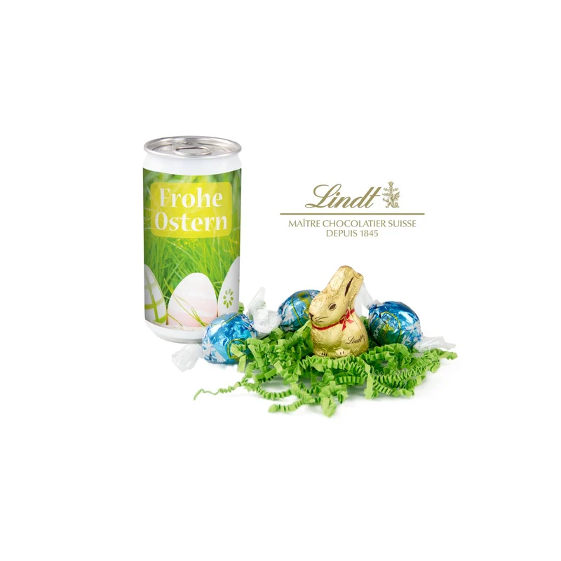 Lindt-Oster-Überraschung – Das Nest in der Dose als Geschenk