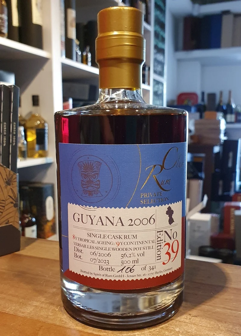Rumclub Ed. 39 Enmore 2006 17y Guyana mark rev 0,5l 56,2% vol. rum