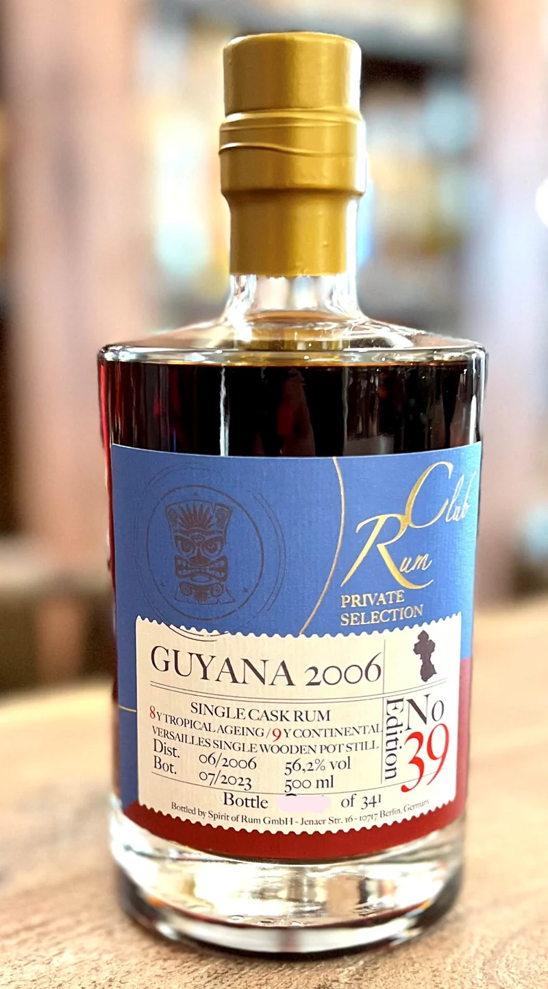 Rumclub Ed. 39 Enmore 2006 17y Guyana mark rev 0,5l 56,2% vol. rum