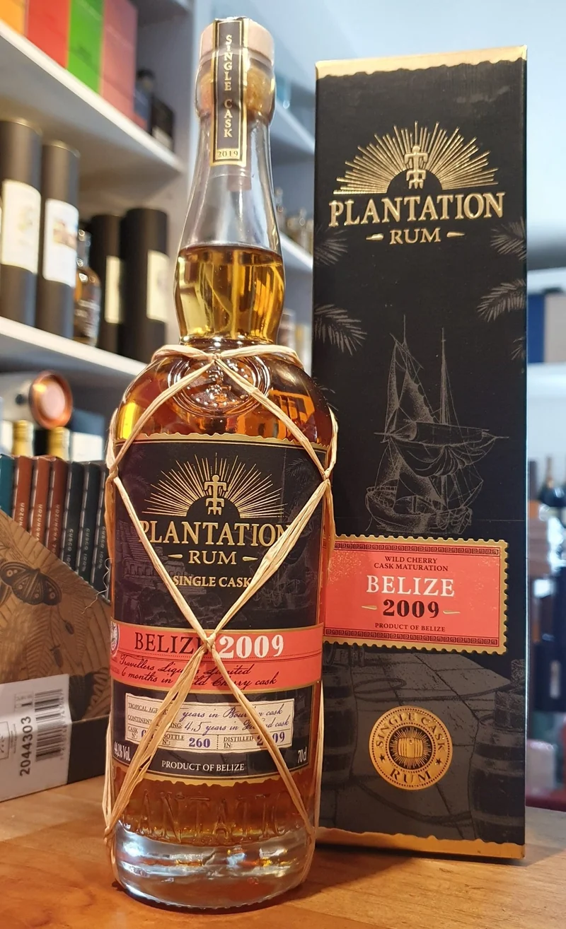 Plantation Belize 2009 2019 Wild Cherry Finish XO 0,7l 44,1 % vol. single cask Rum Planteray