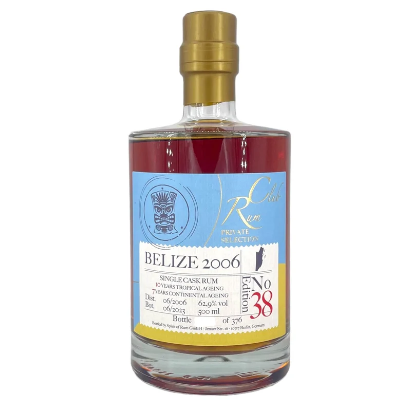 Rumclub Ed. 38 Belize 2006 62,9% vol. 0,5l Single cask Rum club
