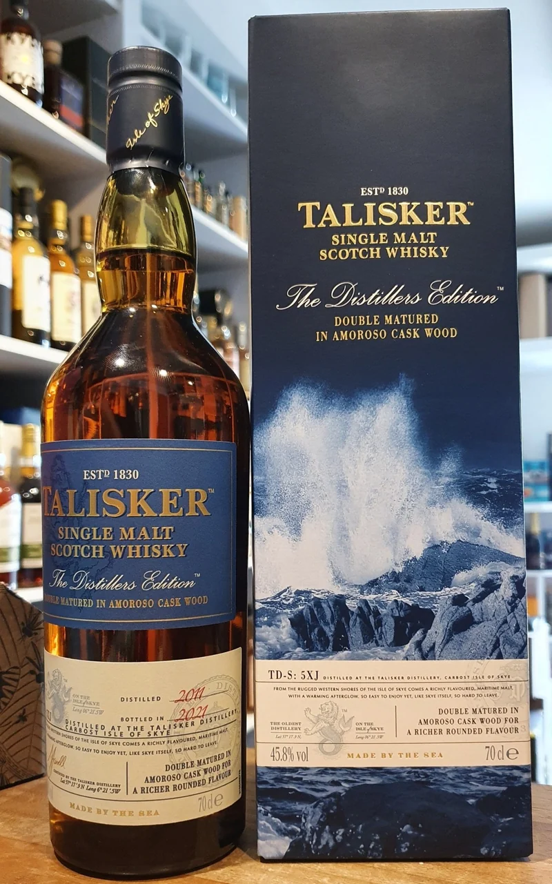 X Talisker Distillers Edition 2011 2021 Amoroso cask TD-S: 5XJ 0,7l 45,8 % vol. mit GP Single malt