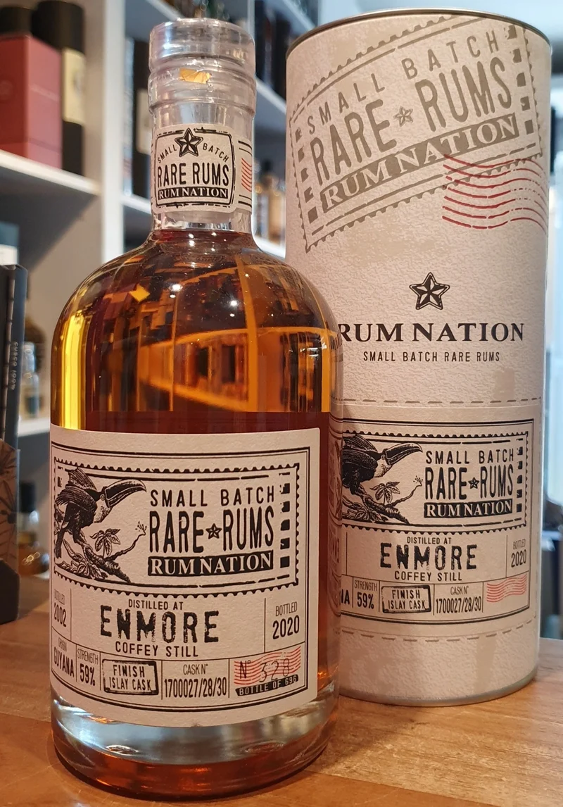 Rum Nation Enmore 2002 KFM Islay 2020 Guyana 0,7l 59% vol. Single Cask Rum