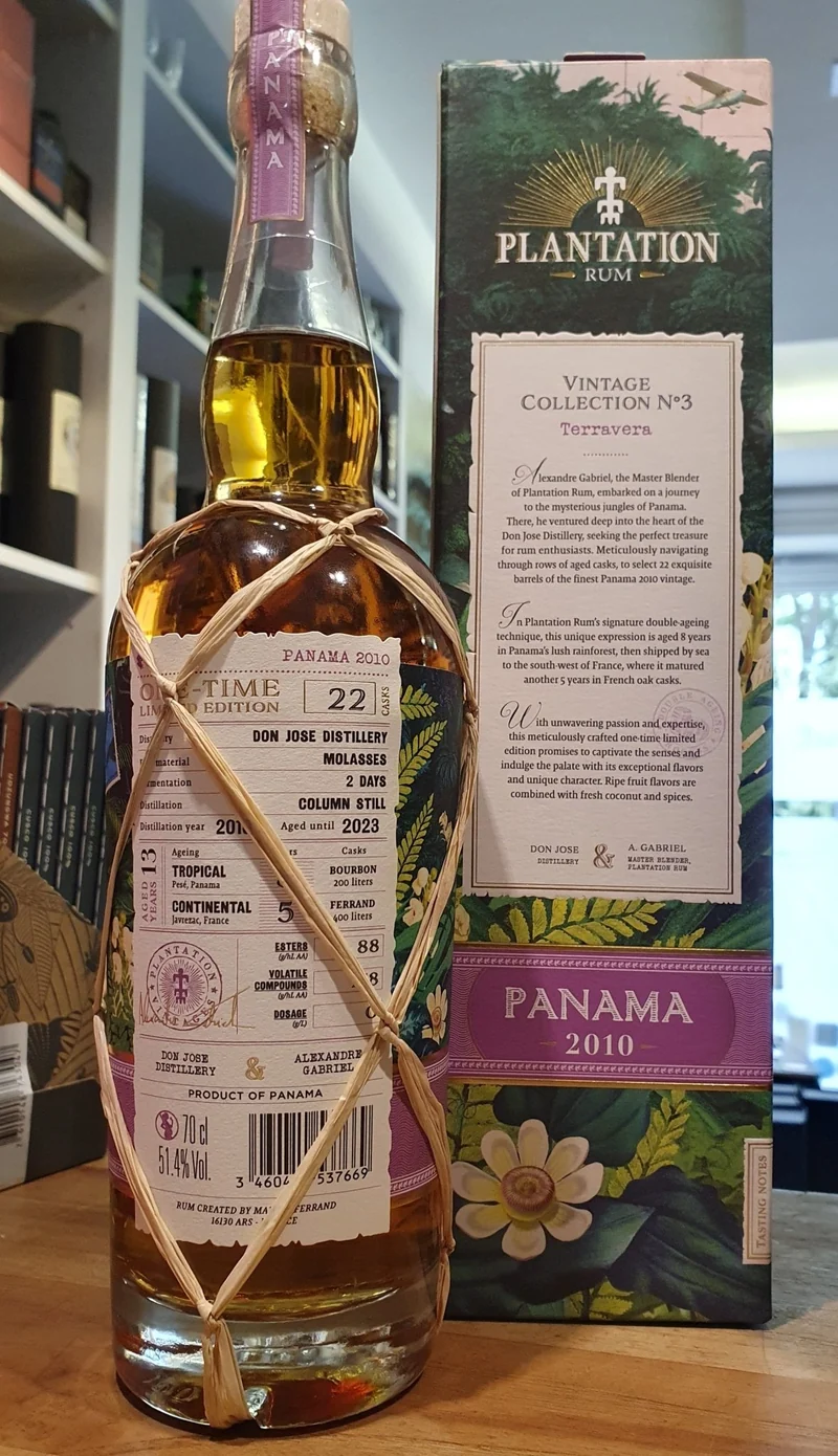 Plantation one time Panama 2010 Terravera 2023 0,7l 51,4% vol. limited Edition Rum Planteray