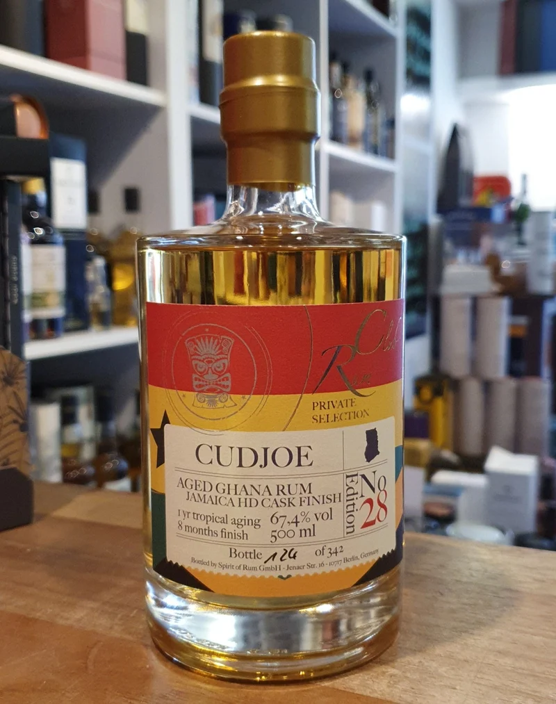 Rumclub Ed. 28 Cudjoe Ghana HD Cask Finish Private Sel. Edition 0,5l 67,4%vol Rum club