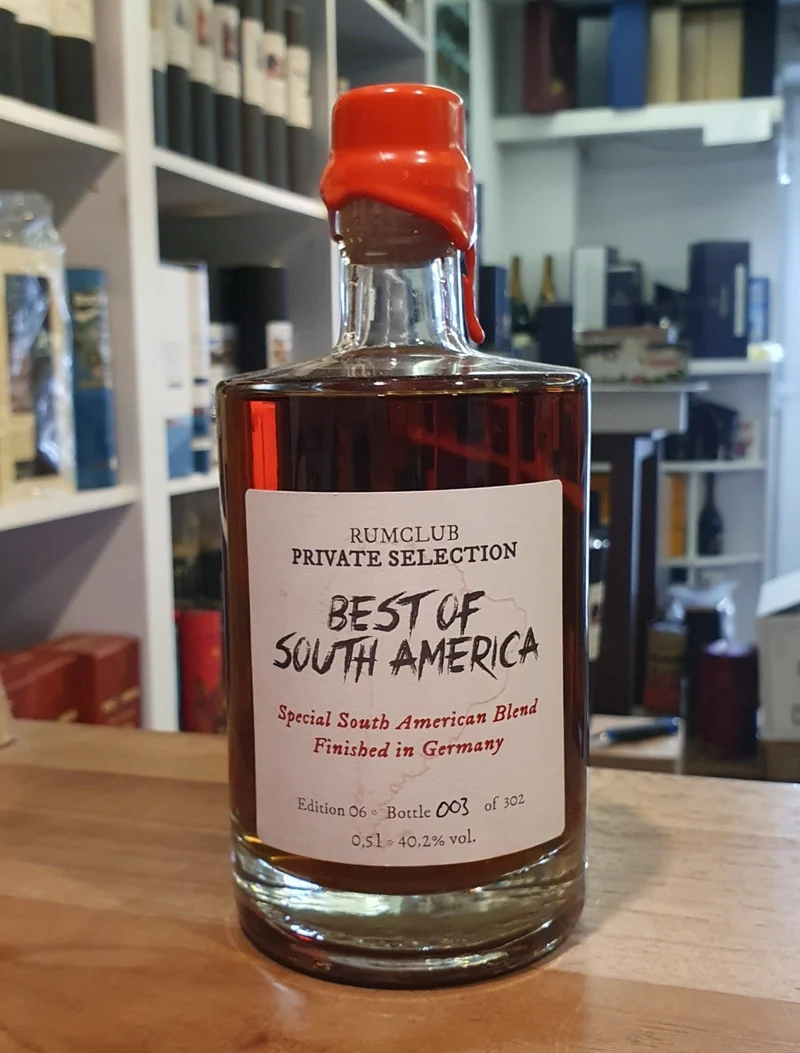 X Rumclub ed. 06 Best of South America Special Blend 0,5l 40,2 % vol. rum club Private Selection Edition